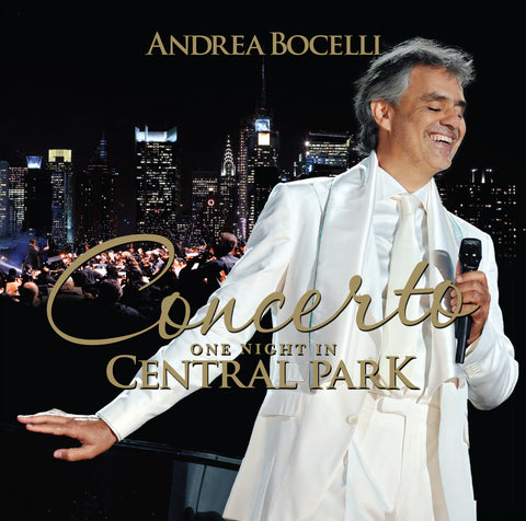 Album Concerto - One night in Central Park di Andrea Bocelli in formato CD, musica pop lirica