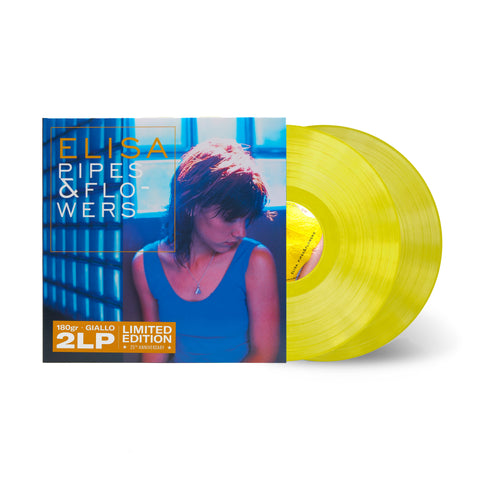 Album Pipes&Flowers di Elisa in formato doppio vinile giallo edizione anniversario, musica pop 
