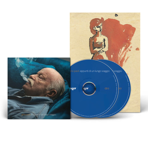 Album Appunti di un lungo viaggio di Gino Paoli in formato doppio cd con booklet e poster, musica cantautorale