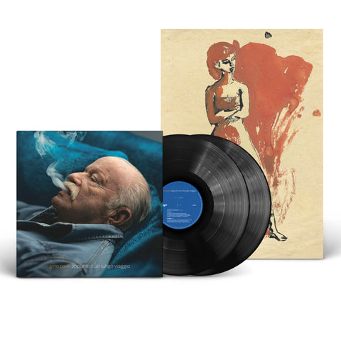 Album Appunti di un lungo viaggio di Gino Paoli in formato doppio vinile con poster, musica cantautorale