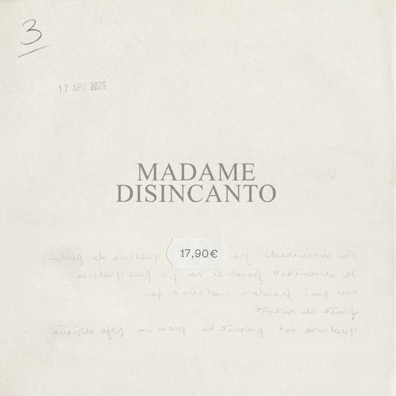 Album Disincanto di Madame, musica rap