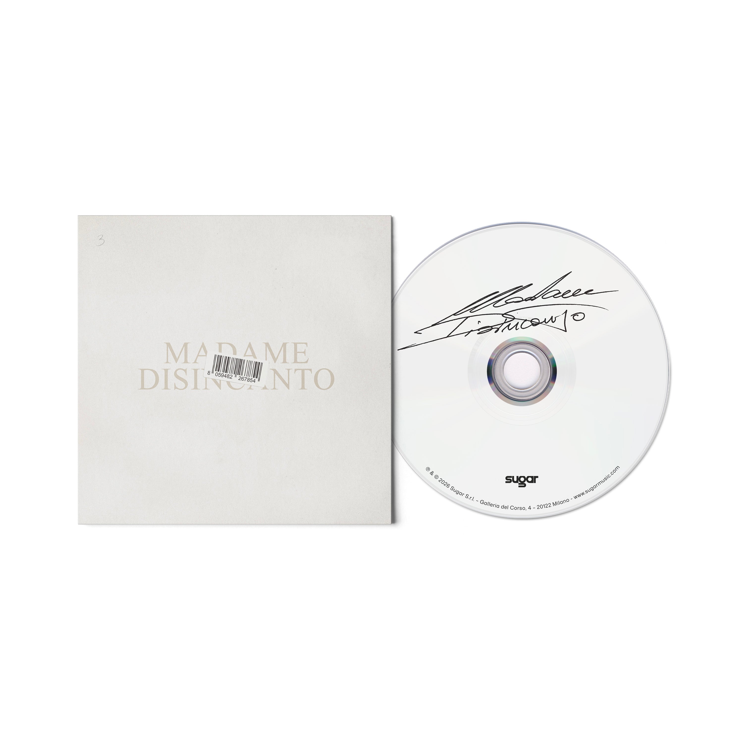 Album Disincanto di Madame in formato cd digipack standard, musica rap 