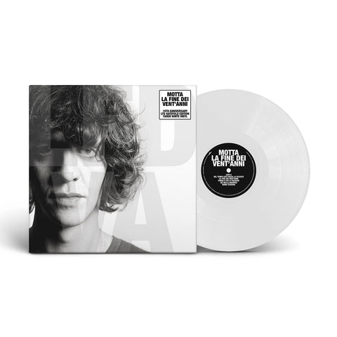 Album la fine dei vent'anni di Motta 10h anniversary edition in formato vinile bianco