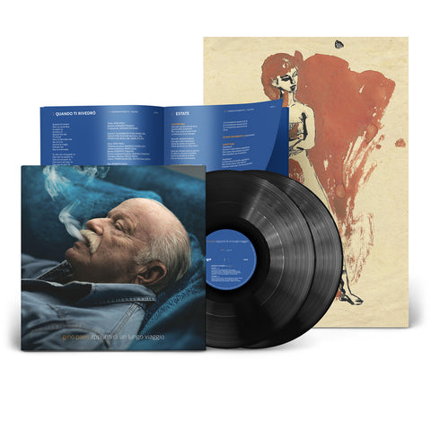 Album Appunti di un lungo viaggio di Gino Paoli in formato doppio vinile con poster, musica cantautorale