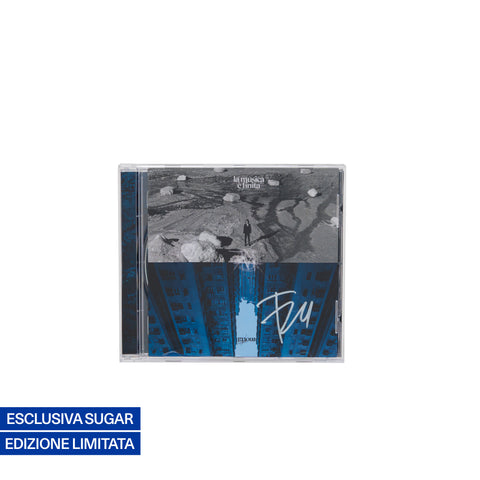 Album La musica è finita di Motta in formato cd autografato, musica rock alternativa 
