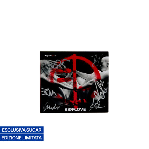 Album Free Love dei negramaro in formato cd autografato, musica pop rock