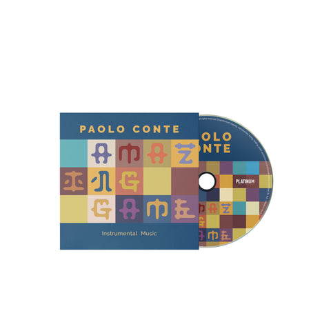 Album Amazing Game di Paolo Conte in formato cd digipack, musica strumentale