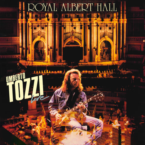 Disco di Umberto Tozzi Live at Royal Albert Hall in formato doppio vinile arancione trasparente, musica dal vivo