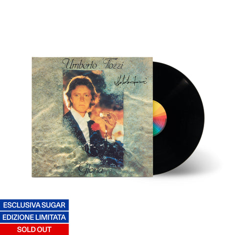 Album Gloria di Umberto Tozzi in formato vinile autografato, musica classic pop italiana
