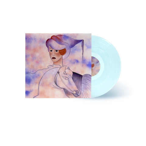 Album Volevo essere un duro di Lucio Corsi in formato vinile azzurro trasparente con poster, musica cantautorale